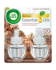 Air Wick Plug in Scented Oil Refill 2 Ct Woodland Mystique Fall Scent Fall Decor