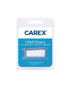 Carex CPAP Filters For Dreamstation 2™ Machines, 2.19"" x 1"" Disposable, 2 Pack"