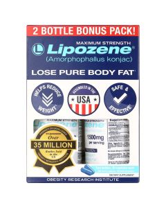 Lipozene Amorphophallus Konjac Maximum Strength Diet Pills, 60Ct"