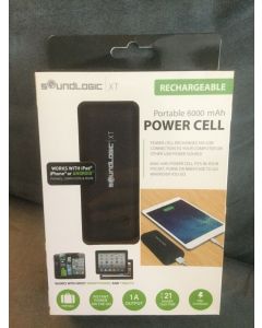 Soundlogic Xt Portable 6000 Mah Power Cell Rechargeable iPhone/android