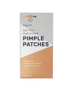 Spalife Skin Tint Hydrocolloid Pimple Patches Dark Shade 14 Ct Ea Box