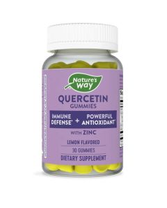 Nature's Way Quercetin Gummies With Zinc Immune Defense Lemon Flavoured 30 Gummies