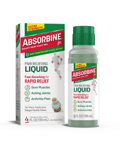 Absorbine Jr. for Body Aches & Pain, Back Pain, Bone & Joint Health, Liquids, 4oz"