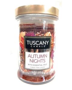 Tuscany Candle Limited Edition Jar Candle (Autumn Nights, 18 Ounce)