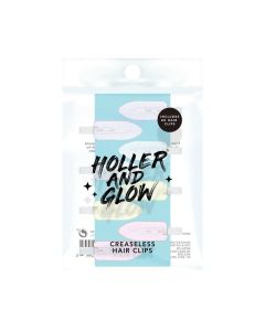 Holler and Glow Creaseless Hair Clips - Mixed Pastel - 8ct