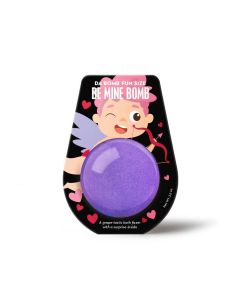 Da Bomb Bath Fizzers Be Mine Grape Bath Bomb - 3.5oz