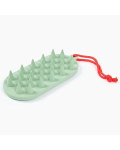 Green Silicone Body & Scalp Scrubber