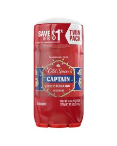 Old Spice Limited Edition Captain Deodorant Gift Set - 2.6oz/2pk