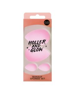 Holler and Glow Makeup Sponge Set - 4ct