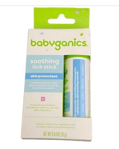 Babyganics Soothing Itch Stick Skin Protectant 0.64 Oz Each