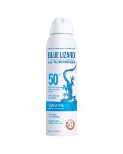 Blue Lizard Sensitive SPF 50 Mineral Sunscreen Spray, Broad Spectrum, 4.5 fl oz"