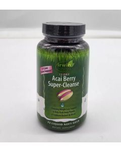 Irwin Naturals 10-Day Acai Berry Super-Cleanse - 60 Liquid Soft-Gels - Liver & Elimination Support - 20 Servings