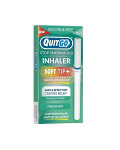 QuitGo, Fresh Mint, Soft Tip Inhaler, Nicorette Alternative & Quit Smoking Aid 1Pk"