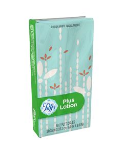 Puffs Plus Lotion White Facial Tissues 10 ct Pack