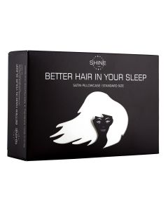 SHINE by Night: Better Hair In Your Sleep Satin Beauty Pillowcase