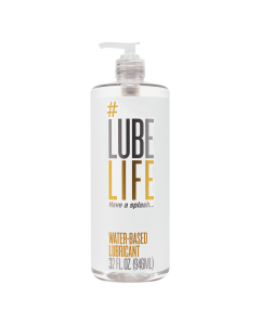 Lube Life Water Based Personal Lubricant for Men, Women & Couples, 32 fl oz"