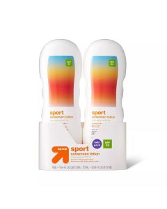 Up & Up Sport Sunscreen Lotion Twin Pack - SPF 50 - 20.8 fl. oz. total