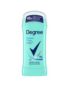 Degree Long Lasting Antiperspirant Deodorant Stick, Shower Clean, 2.6 oz"