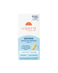 Uqora Defend Urinary Tract Health Biofilm Cleansing Supplement