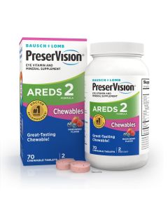 PreserVision® AREDS 2 Formula Eye Vitamin and Mineral Supplement, 70 Chewable Tablets"