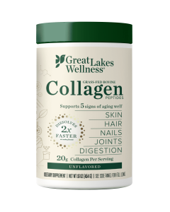 Great Lakes Wellness Quick Dissolve Collagen Peptides - Unflavored 16 oz Pwdr