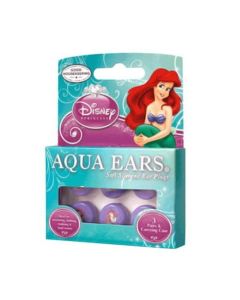 Disney Aqua Ears Soft Silicone Ear Plugs Ariel - 3 Pairs