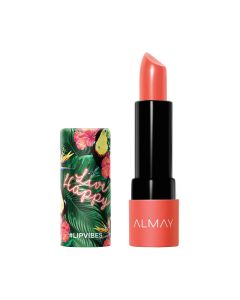 Almay Lip Vibes, Hypoallergenic, Cruelty Free, Oil Free, Fragrance Free, Ophthalmologist Tested Lipstick, with Shea Butter and Vitamins E and C, Live Happy"