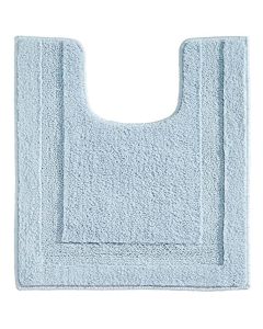 InterDesign Microfiber Polyester Bathroom Water Spa Contour Rug