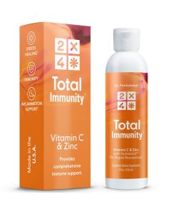 2x4 Liposomal Elderberry with Zinc and Vitamin C Supplement Liquid Daily Immune Support 5 fl oz