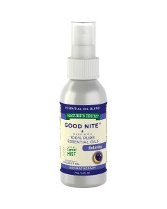 Good Nite Essential Oil Mist | 2.4 fl oz  | Calming Sleep Blend | for Topical Use, Yoga, Aroma Spray | by Nature's Truth"