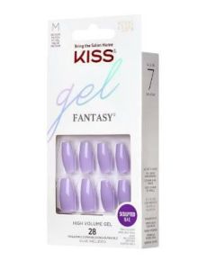 Kiss Gel Fantasy Medium Nails, FS37X Bliss"