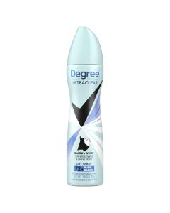 Degree Ultra Clear Long Lasting Women's Antiperspirant Deodorant Dry Spray, Pure Clean, 3.8 oz"