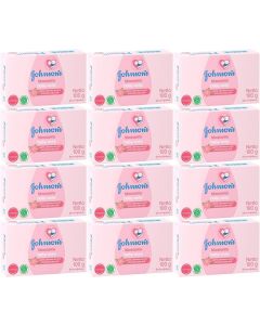 Johnson's Baby Blossoms Bar Soap, 3.5 Ounce / 100 Gram (Pack of 12) Imported"