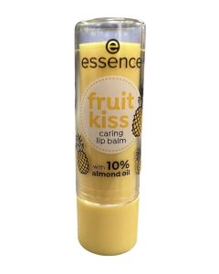 essence Fruit Kiss Caring Lip Balm with 10% Almond Oil, 05 Pineapple Vibes 0.16 oz"