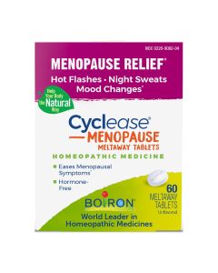 Boiron Cyclease Menopause Tablets, Homeopathic Medicine for Menopause Relief, Hot Flashes, Night Sweats, Mood Changes, 60 Meltaway Tablets"