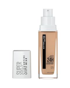 Maybelline Super Stay Liquid Foundation Makeup, Full Coverage, 129 Medium Beige, 1 fl oz"