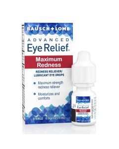 Bausch & Lomb Advanced Eye Relief Maximum Relief Lubricant/Redness Reliever Eye Drops, .5 oz"