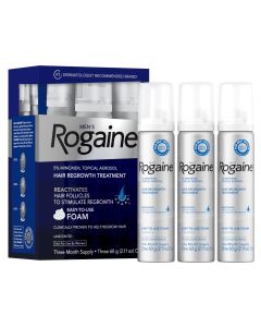 Men's Rogaine 5% Minoxidil Foam Treatment, 3-Month Supply"