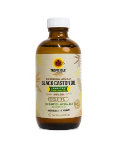 Tropic Isle Living Black Castor Oil Light Blend 4oz