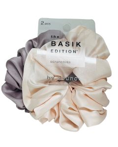 Scunci - Basik Edition - Pastel Pink and Purple Scrunchies