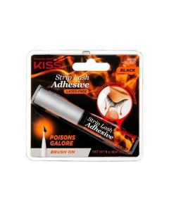 KISS Halloween Strip Lash Adhesive, Black, Net Wt. 5 g / 0.17 oz."