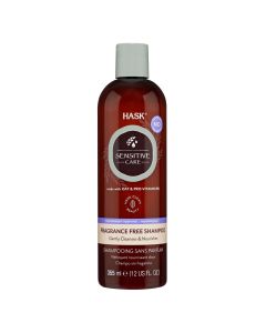 Hask Sensitive Care Fragrance Free Shampoo, 12 fl oz"