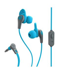 JLab Audio JBuds Pro Signature Earbuds - Earphones with mic - in-ear - wired - 3.5 mm jack - gray, blue"