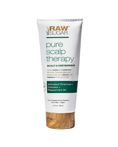 Raw Sugar Pure Scalp Therapy Moisturizing Hair Mask, Activated Charcoal, 6.7 fl oz"