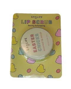 Soft & Smooth Lips: SPALIFE Easter Chicks Scented Lip Scrub .53oz for Gentle Exfoliation