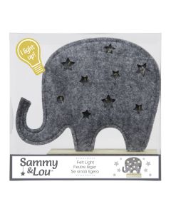 Sammy & Lou Elephant Shaped Felt Light