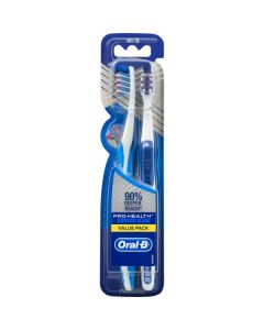 Oral-B Pro-health Superior Clean Manual Toothbrush Value Pack, Soft, 2 Count"