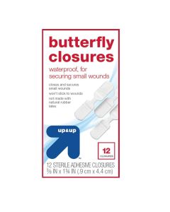 Butterfly Sterile Closures Strips - 12ct - up & up™