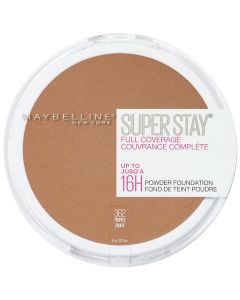 Maybelline Super Stay Powder Foundation Makeup, Full Coverage, 362 Truffle, 0.21 oz"