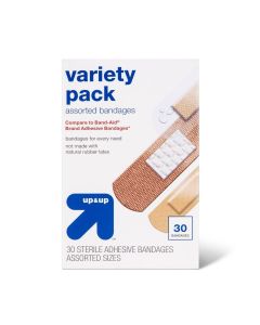 Variety Pack Bandages - 30ct - up & up™